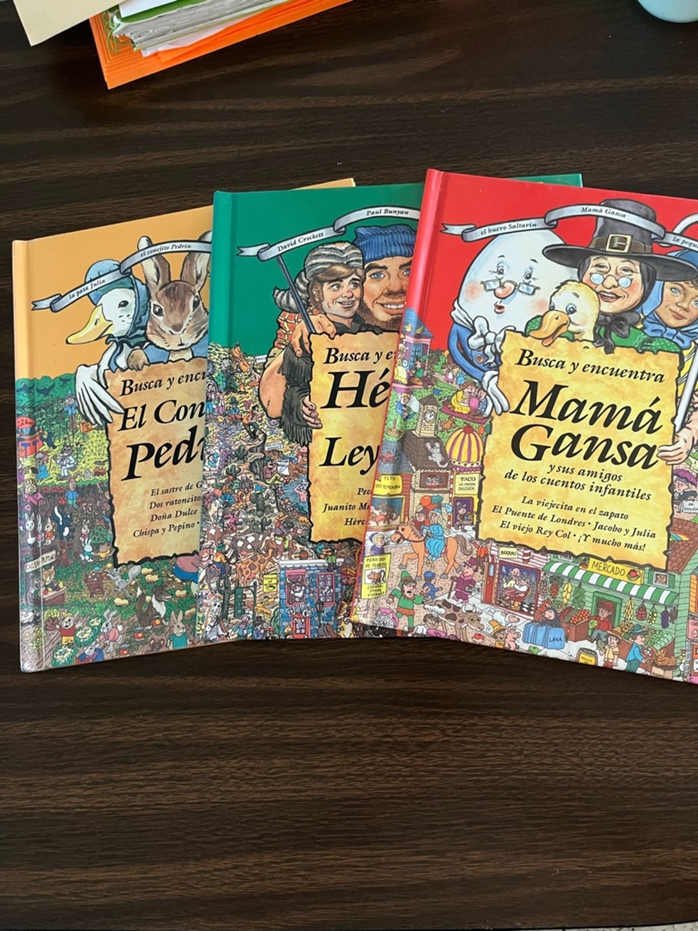 Busca y Encuentra Spanish Seek & Find Books Bundle (3) – Kids/Bilingual Learning